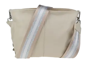 NovaKabelka.cz Batilda Beige Crema s přídavným popruhem IV