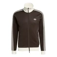 ADIDAS ORIGINALS Tepláková bunda 'Classic'  gaštanová / šedobiela
