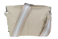 NovaKabelka.cz Batilda Beige Crema s přídavným popruhem IV