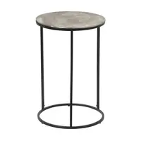 ODKLÁDACÍ STOLEK, černá, barvy stříbra