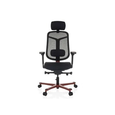MID.YOU OTOČNÁ ŽIDLE, síťovina, černá