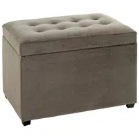 XXXL TRUHLOVÁ LAVICE, textil, kompozitní dřevo, 58/42/39 cm