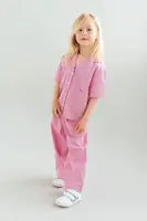 Dětské bavlněné kalhoty Wheat