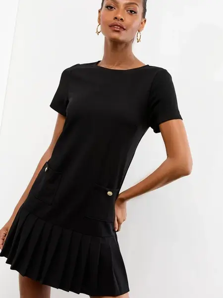 Lipsy Šaty  čierna