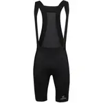 PROGRESS TORQMAN SHORTS BIB Pánske cyklistické krátke nohavice na traky, čierna, veľkosť
