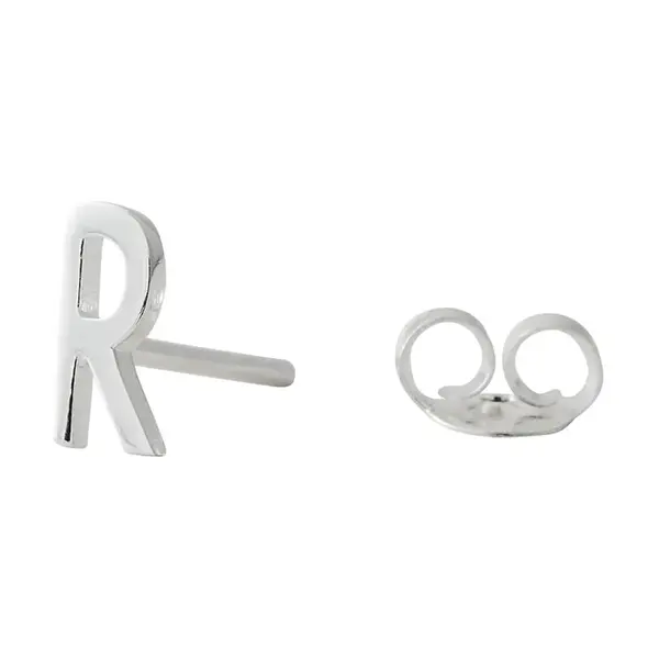 Stříbrné náušnice Design Letters