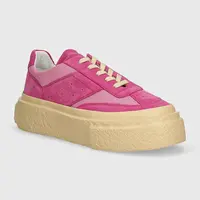 Tenisky MM6 Maison Margiela růžová barva, S59WS0221.P7024