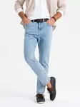 Ombre Marbled men's CARROT FIT denim pants - light blue