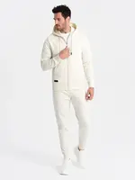 Ombre BASIC men's sweatshirt set unbuttoned sweatshirt + joggers