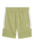 PUMA Športové nohavice 'TeamEvostripe'  olivová / biela