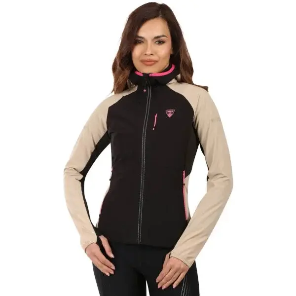 KILPI BALEO Dámská softshellová bunda, černá, velikost