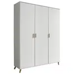 XXXL ŠATNÍ SKŘÍŇ S OTOČNÝMI DVEŘMI, bílá, 137/203/53 cm