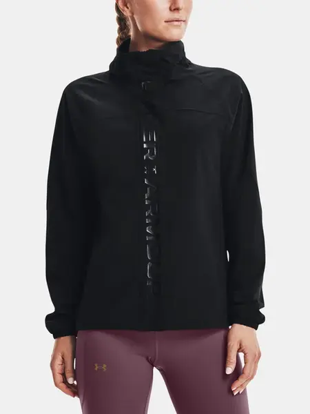 Under Armour Jacket Rush Woven FZ Jacket-BLK - Women