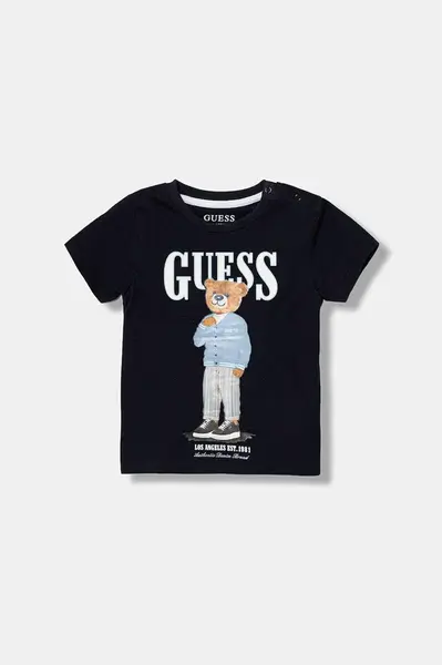 Guess Dětské bavlněné tričko Guess