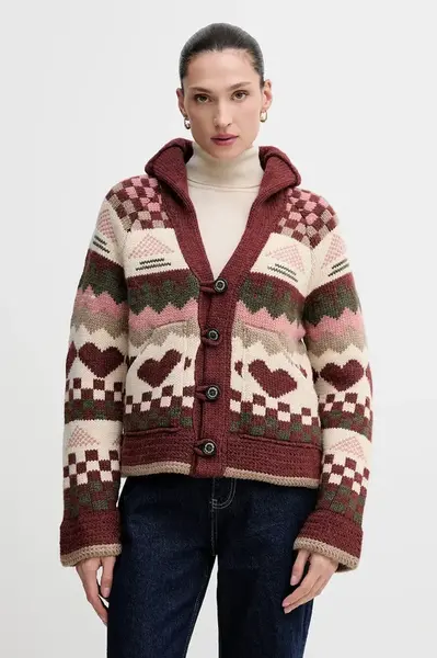 Kardigan s příměsí vlny Barbour RUBY