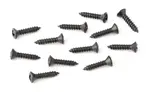 Fender Battery Cover Mounting Screws Deluxe Series Basses 4 x 1/2" Bla