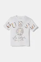 Dětské bavlněné tričko Guess