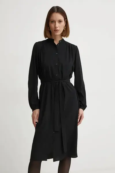 Šaty Boss Orange černá barva, mini, 50519467