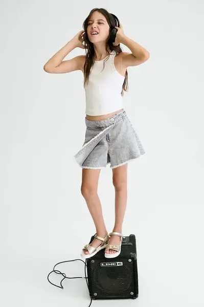 Dětská džínová kalhotová sukně Mayoral