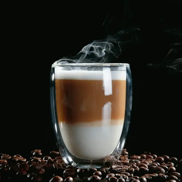 OBRAZ NA SKLE, káva, 20/20 cm