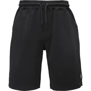 Willard SUVIN Pohodlné pánske úpletové šortky, čierna, veľkosť XXL