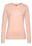 H.I.S Mikina  rosé / strieborná / biela