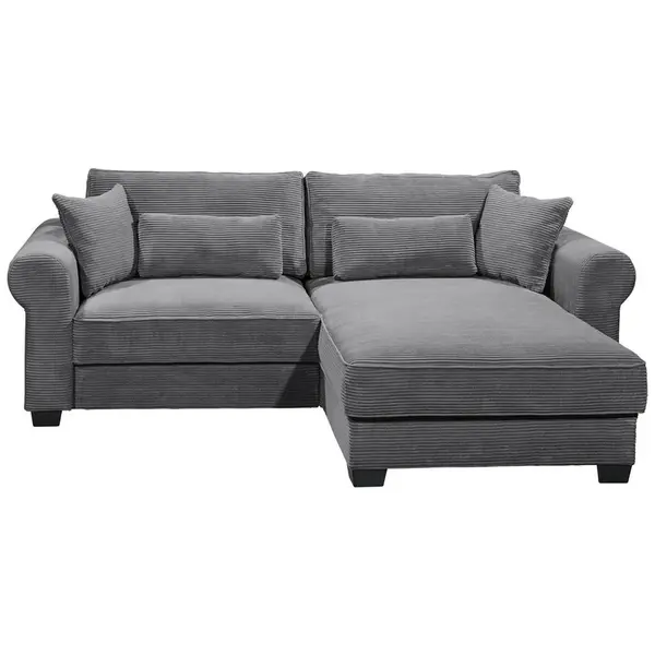 MID.YOU ROHOVÁ SEDAČKA, textil, antracitová