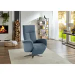 Sit & More RELAXAČNÍ KŘESLO, textil, světle modrá