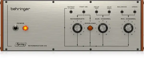 Behringer SPRING REVERBERATION UNIT TYPE 646 (rozbalené)