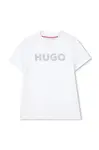 HUGO  Dětské bavlněné tričko