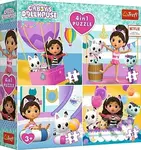 Trefl Puzzle 4v1 – Gabby's Dollhouse - puzzle z kategorie Maxi dílky