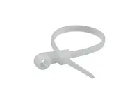 Pásek stahovací s otvorem pro šroub DPM OP36145-25W 3,6x145mm 25ks