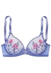 LASCANA Podprsenka  modrá / ružová / biela