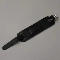 Vintage Punk Rock Style Wide Leather Cord Wristband Bracelets for Unisex