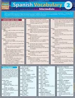 Spanish Vocabulary 2: Intermediate - Inc. BarCharts Publishing