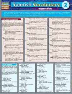 Spanish Vocabulary 2: Intermediate - Inc. BarCharts Publishing