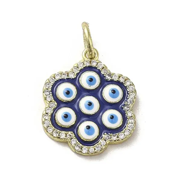 Brass Enamel Pendants