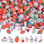 200Pcs Cartoon Handmade Polymer Clay Beads