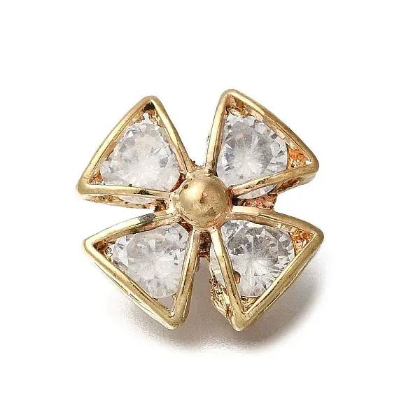 Rack Plating Brass Micro Pave Cubic Zirconia Pendants