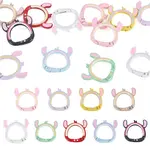 12Pcs Baking Paint Alloy Spring Gate Rings
