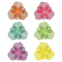 12Pcs 6 Colors 430 Stainless Steel Bead Caps