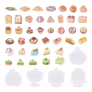 3Sets 3 Styles PET Waterproof Decorative Stickers