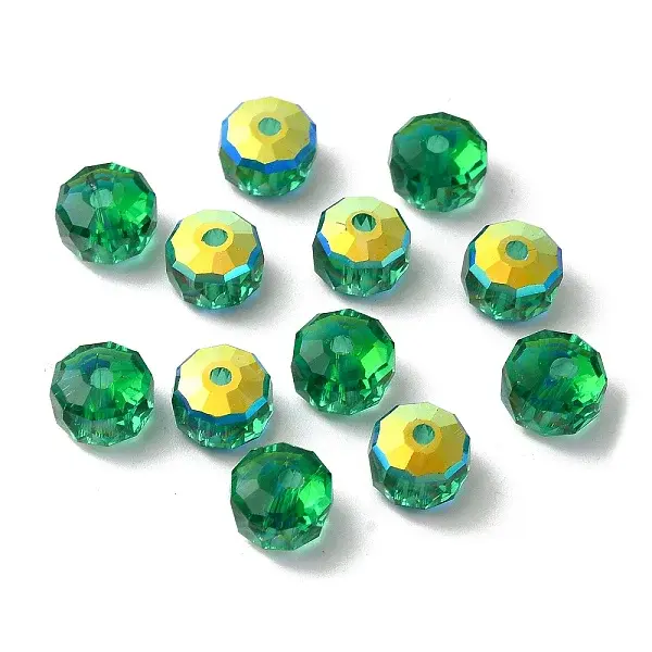 Electroplate Transparent Glass Beads