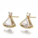 Brass Stud Earring Findings