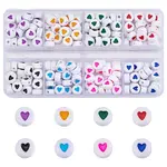 320Pcs 8 Colors Opaque Acrylic Beads