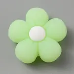 Flower Luminous Silicone Beads