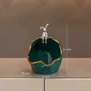 Ceramic Rabbit Key Storage Ornaments