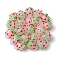 20Pcs Handmade Lampwork Bumpy Beads