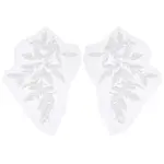 2Pc Glass Embroider Thread Iron on/Sew On Patches