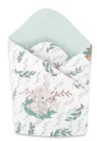 Baby Nellys Novorozenecká zavinovačka, LULU natural, mátová